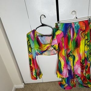 Floral two piece set